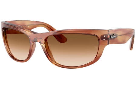 Gafas de Sol - Ray-Ban® - Ray-Ban® RB2289 MEGA BALORAMA - 140351  STRIPED BROWN // BROWN GRADIENT TRANSPARENT