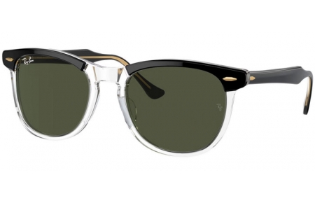 Gafas de Sol - Ray-Ban® - Ray-Ban® RB2398 EAGLEEYE - 129431  BLACK ON TRANSPARENT // GREEN