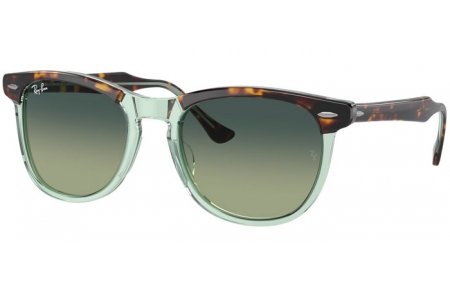 Gafas de Sol - Ray-Ban® - Ray-Ban® RB2398 EAGLEEYE - 1376BH  HAVANA ON TRANSPARENT GREEN // GREEN GRADIENT