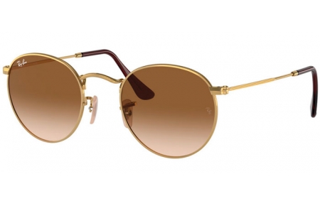 Gafas de Sol - Ray-Ban® - Ray-Ban® RB3447 ROUND METAL - 001/51 GOLD // BROWN GRADIENT