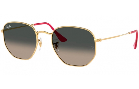 Gafas de Sol - Ray-Ban® - Ray-Ban® RB3548N HEXAGONAL - 001/71 ARISTA GOLD // GREY GRADIENT