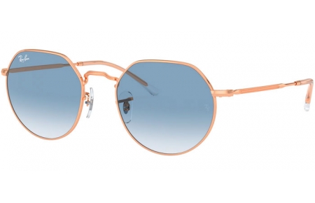 Gafas de Sol - Ray-Ban® - Ray-Ban® RB3565 JACK - 92023F  ROSE GOLD // BLUE GRADIENT ANTIREFLECTION