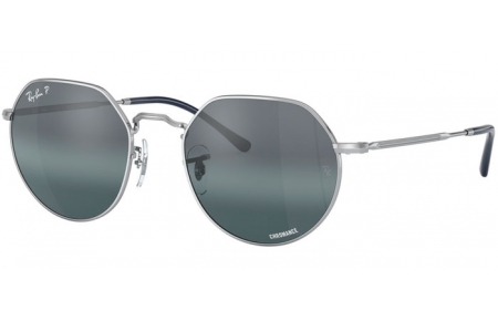 Gafas de Sol - Ray-Ban® - Ray-Ban® RB3565 JACK - 9242G6 SILVER // SILVER GRADIENT BLUE MIRROR POLARIZED