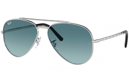 Gafas de Sol - Ray-Ban® - Ray-Ban® RB3625 NEW AVIATOR - 003/3M SILVER // BLUE GRADIENT