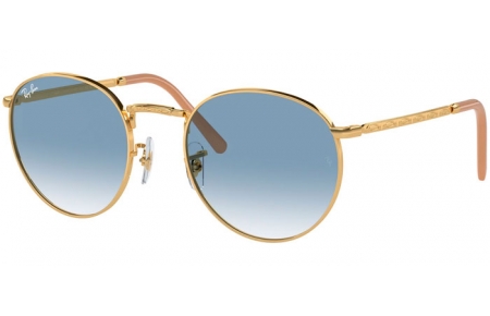 Gafas de Sol - Ray-Ban® - Ray-Ban® RB3637 NEW ROUND - 001/3F GOLD // BLUE GRADIENT