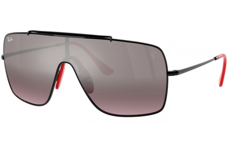 Gafas de Sol - Ray-Ban® - Ray-Ban® RB3697M   - F009Y3  BLACK // DARK VIOLET GRADIENT SILVER MIRROR