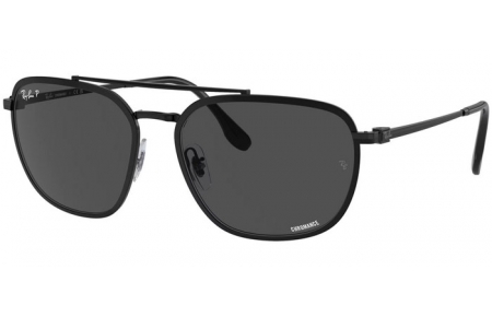 Lunettes de soleil - Ray-Ban® - Ray-Ban® RB3708 - 002/K8 BLACK // GREY CHROMANCE POLARIZED