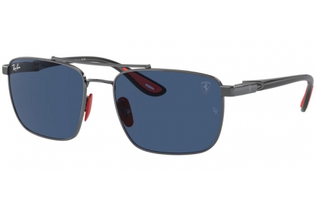 Gafas de Sol - Ray-Ban® - Ray-Ban® RB3715M - F08580  GUNMETAL // DARK BLUE