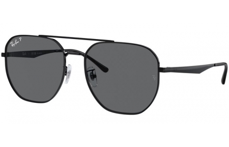 Gafas de Sol - Ray-Ban® - Ray-Ban® RB3724D - 002/81 BLACK // DARK GREY POLARIZED