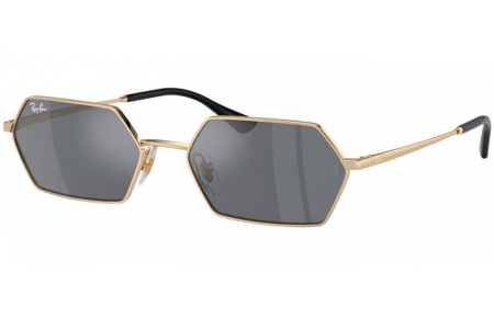 Gafas de Sol - Ray-Ban® - Ray-Ban® RB3728 YEVI - 92136V  LIGHT GOLD // DARK GREY FLASH SILVER