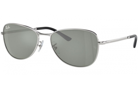 Gafas de Sol - Ray-Ban® - Ray-Ban® RB3733 - 003/40 SILVER // GREEN MIRROR SILVER