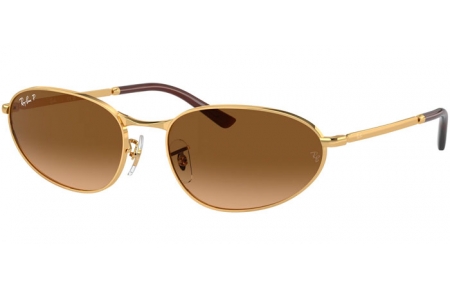 Gafas de Sol - Ray-Ban® - Ray-Ban® RB3734 - 001/M2 GOLD // BROWN GRADIENT POLARIZED