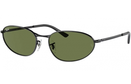 Gafas de Sol - Ray-Ban® - Ray-Ban® RB3734 - 002/B1 BLACK // DARK GREEN ANTIREFLECTION