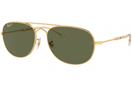 Gafas de Sol - Ray-Ban® - Ray-Ban® RB3735 BAIN BRIDGE - 001/58 GOLD // GREEN POLARIZED