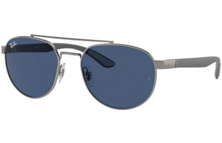 Gafas de Sol - Ray-Ban® - Ray-Ban® RB3736 - 004/80 GUNMETAL // DARK BLUE