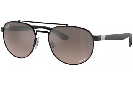 Gafas de Sol - Ray-Ban® - Ray-Ban® RB3736CH - 002/5J BLACK // GREY MIRROR ANTIREFLECTION POLARIZED