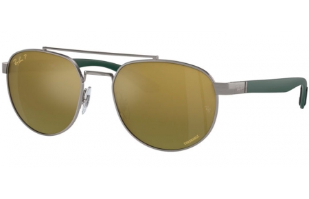 Gafas de Sol - Ray-Ban® - Ray-Ban® RB3736CH - 92696O  GUNMETAL // GREEN MIRROR GOLD GRADIENT POLARIZED