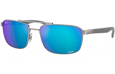 Gafas de Sol - Ray-Ban® - Ray-Ban® RB3737CH - 004/A1  GUNMETAL // GREEN MIRROR BLUE POLARIZED