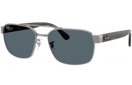 Gafas de Sol - Ray-Ban® - Ray-Ban® RB3751  - 004/R5 GUNMETAL // DARK BLUE