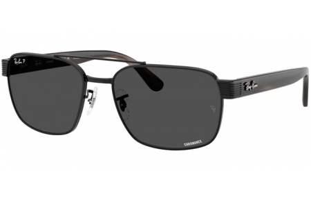 Gafas de Sol - Ray-Ban® - Ray-Ban® RB3751CH - 002/K8 BLACK // DARK GREY POLARIZED