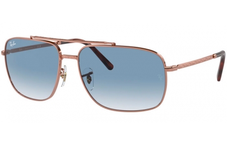 Gafas de Sol - Ray-Ban® - Ray-Ban® RB3796 - 92023F  ROSE GOLD // BLUE GRADIENT