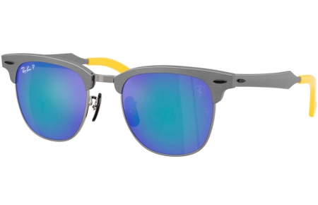 Gafas de Sol - Ray-Ban® - Ray-Ban® RB3807M - F1134L  BRUSHED GREY ON GUNMETAL // REFLECTIVE BLUE WITH GREY POLARIZED