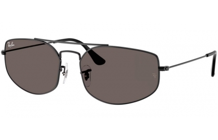 Gafas de Sol - Ray-Ban® - Ray-Ban® RB3845 EXPLORER 5 - 002/B1 BLACK // DARK GREY