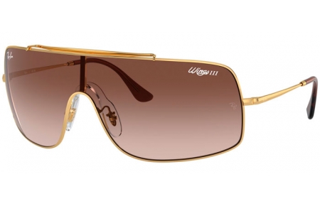 Gafas de Sol - Ray-Ban® - Ray-Ban® RB3897 WINGS III - 001/13  GOLD // BROWN GRADIENT