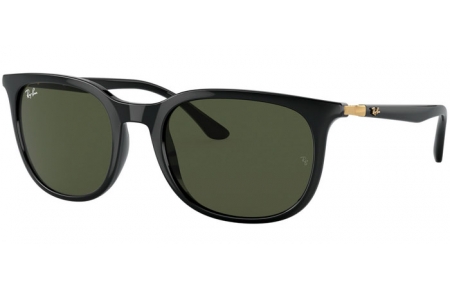 Gafas de Sol - Ray-Ban® - Ray-Ban® RB4386 - 601/31 BLACK // GREEN