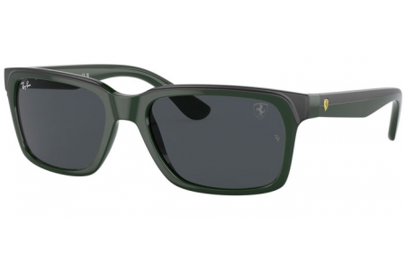 Gafas de Sol - Ray-Ban® - Ray-Ban® RB4393M - F68087 GREEN ON BLACK // GREY