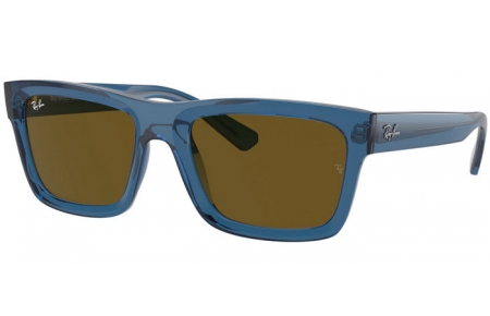 Gafas de Sol - Ray-Ban® - Ray-Ban® RB4396 WARREN - 668073  TRANSPARENT DARK BLUE // DARK BROWN