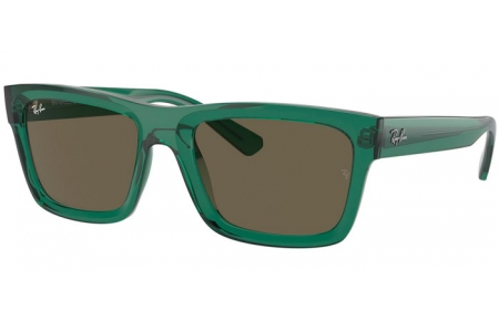 Gafas de Sol - Ray-Ban® - Ray-Ban® RB4396 WARREN - 6681/3 TRANSPARENT GREEN // BROWN