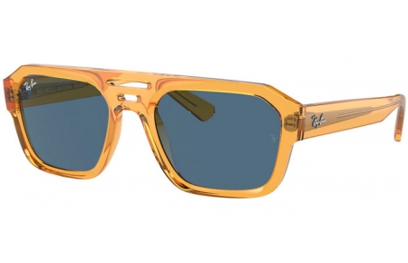 Gafas de Sol - Ray-Ban® - Ray-Ban® RB4397 CORRIGAN - 668280  TRANSPARENT YELLOW // DARK BLUE