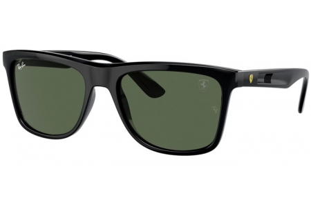 Gafas de Sol - Ray-Ban® - Ray-Ban® RB4413M - F68371  BLACK // DARK GREEN