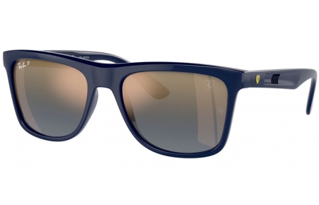 Gafas de Sol - Ray-Ban® - Ray-Ban® RB4413M - F688J0  BLUE // BUE MIRROR GOLD GRADIENT POLARIZED