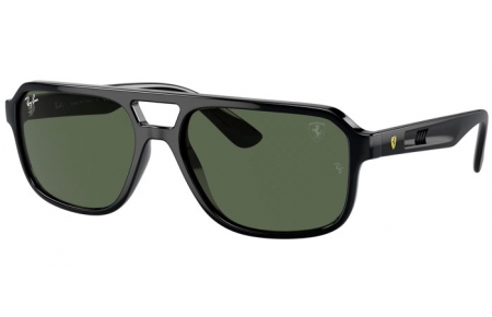 Gafas de Sol - Ray-Ban® - Ray-Ban® RB4414M - F68371  BLACK // DARK GREEN