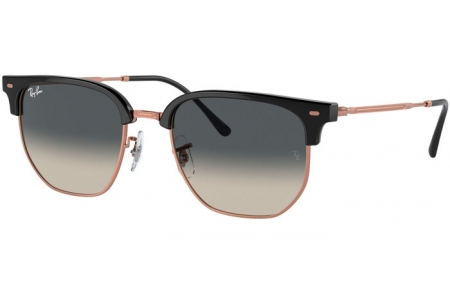 Gafas de Sol - Ray-Ban® - Ray-Ban® RB4416 NEW CLUBMASTER - 672071 DARK GREY ON ROSE GOLD // GREY GRADIENT