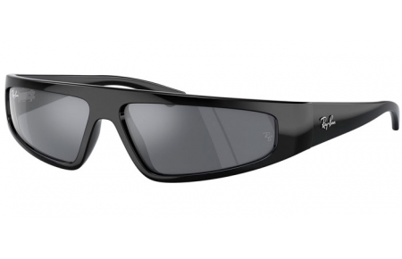 Gafas de Sol - Ray-Ban® - Ray-Ban® RB4432 IZAZ - 66776V  BLACK // DARK GREY MIRROR SILVER