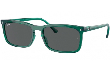 Gafas de Sol - Ray-Ban® - Ray-Ban® RB4435 - 6615B1  TRANSPARENT GREEN // DARK GREY