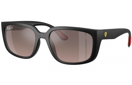 Gafas de Sol - Ray-Ban® - Ray-Ban® RB4443M - F6025J  MATTE BLACK // LIGHT GREY GRADIENT POLARIZED