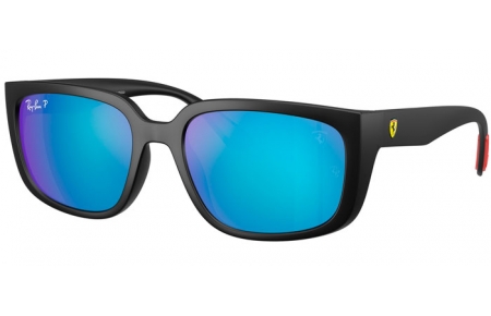 Gafas de Sol - Ray-Ban® - Ray-Ban® RB4443M - F602A1  MATTE BLACK // GREEN MIRROR BLUE POLARIZED