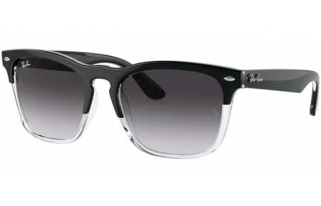 Gafas de Sol - Ray-Ban® - Ray-Ban® RB4487 STEVE - 66308G BLACK ON TRANSPARENT // GREY GRADIENT