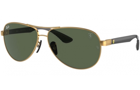 Gafas de Sol - Ray-Ban® - Ray-Ban® RB8331M - F00871  GOLD // DARK GREEN