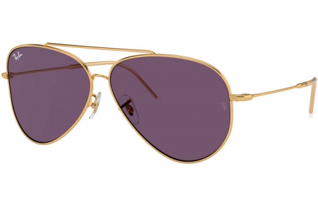 Gafas de Sol - Ray-Ban® - Ray-Ban® RBR0101S AVIATOR REVERSE - 001/1A GOLD // VIOLET