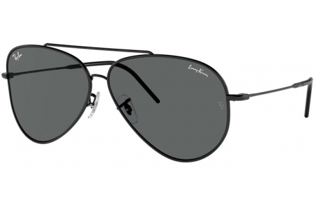 Gafas de Sol - Ray-Ban® - Ray-Ban® RBR0101S AVIATOR REVERSE - 002/GR BLACK // DARK GREY