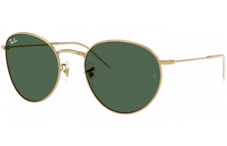 Gafas de Sol - Ray-Ban® - Ray-Ban® RBR0103S ROUND REVERSE - 001/VR ARISTA GOLD // DARK GREEN