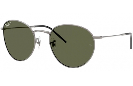 Gafas de Sol - Ray-Ban® - Ray-Ban® RBR0103S ROUND REVERSE - 004/9A GUNMETAL // DARK GREEN POLARIZED