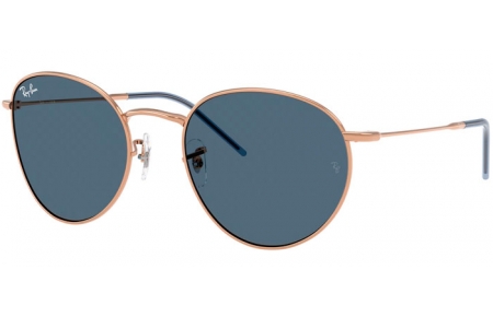 Gafas de Sol - Ray-Ban® - Ray-Ban® RBR0103S ROUND REVERSE - 92023A ROSE GOLD // DARK BLUE