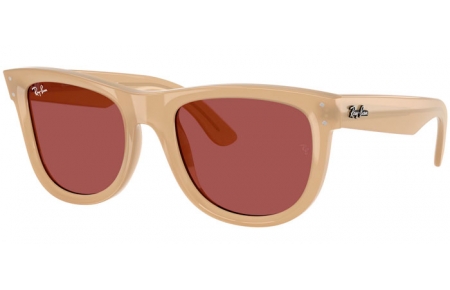 Gafas de Sol - Ray-Ban® - Ray-Ban® RBR0502S WAYFARER REVERSE - 678069  BEIGE OPAL HONEY // DARK VIOLET