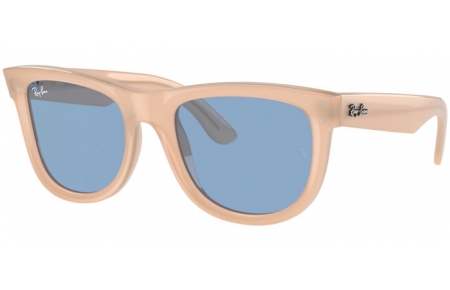 Gafas de Sol - Ray-Ban® - Ray-Ban® RBR0502S WAYFARER REVERSE - 678072  HONEY BEIGE // LIGHT BLUE